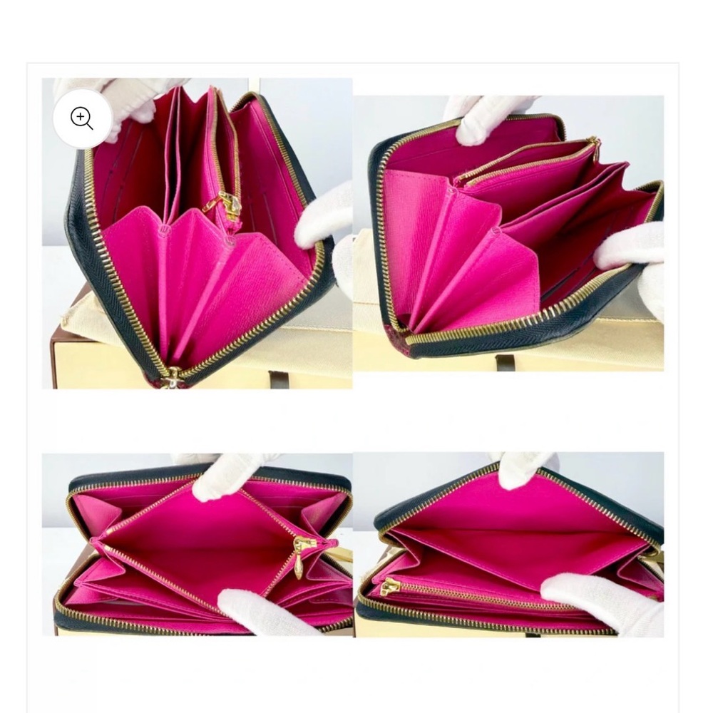 Authentic Louis Vuitton Takashi Murakami Black Multicolor  Zippy Wallet - Picture 11 of 16